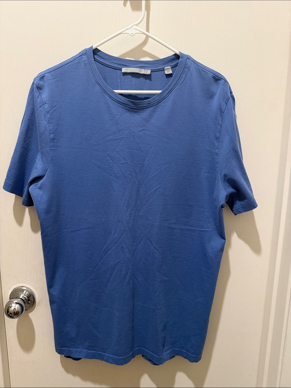 Vince Short Sleeve Crew Tee in Blue